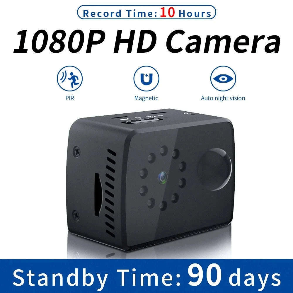 MD20 Mini Camera 1080P HD Camcorder with Night Vision-1080P Cam / Standard(No TF Card)