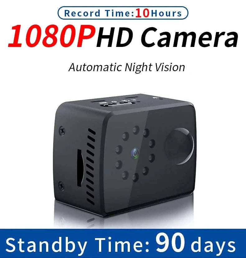 MD20 Mini Camera 1080P HD Camcorder with Night Vision-1080P Cam / Standard(No TF Card)
