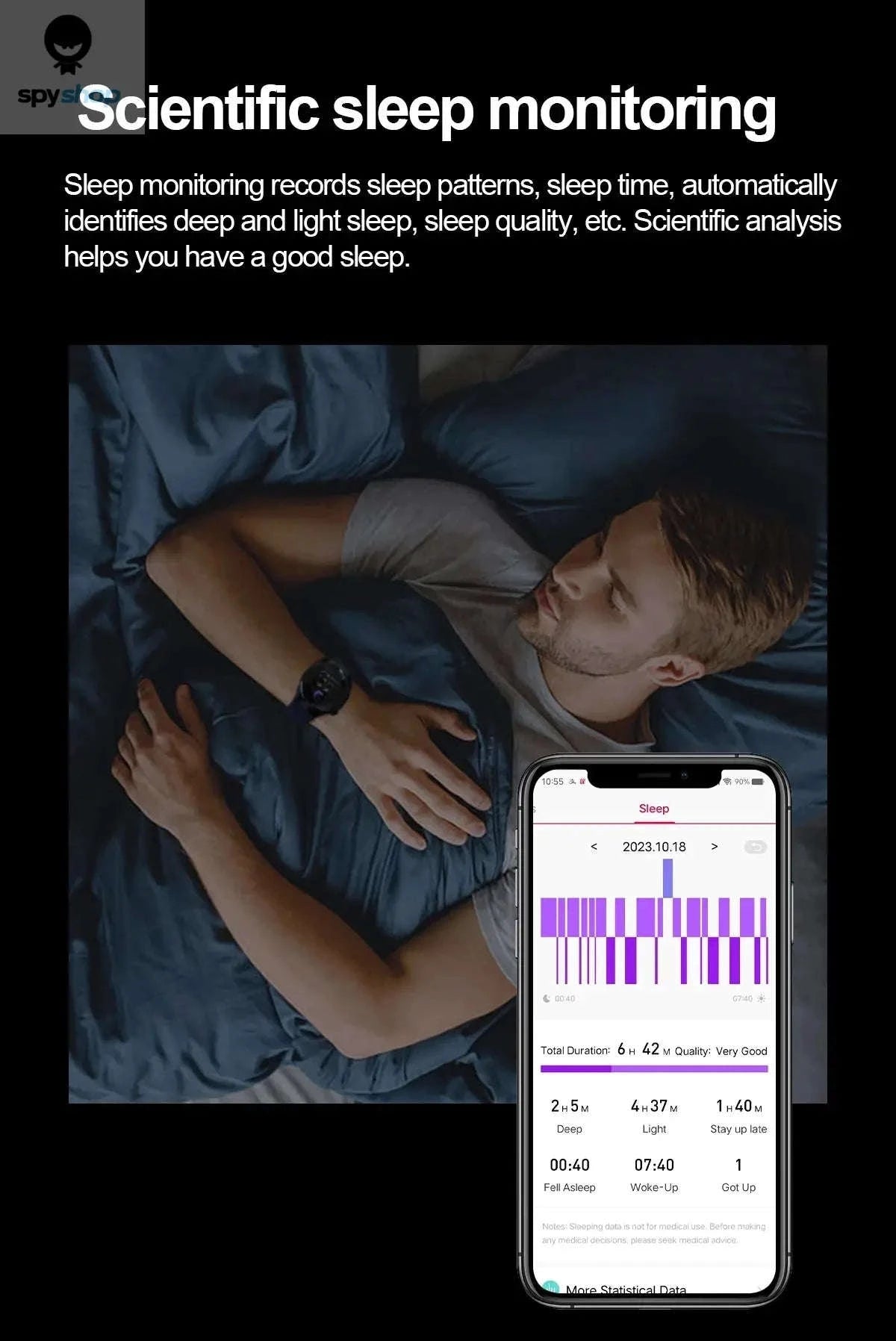 Medical Grade Smartwatch – Advanced Health Monitoring & Daily Wellness Tracking-Black Steel B 2A / Nursing grade