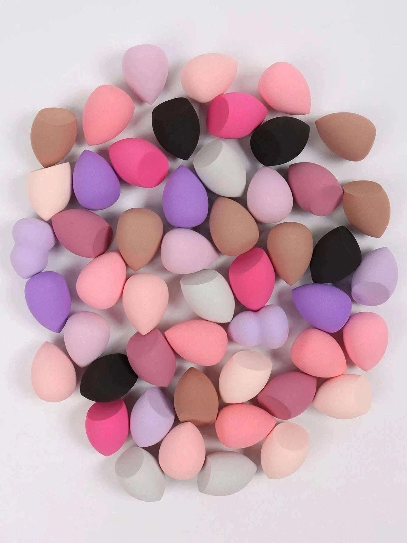 Medium Beauty Sponge Set for Smooth, Airbrushed Makeup-12Pcs