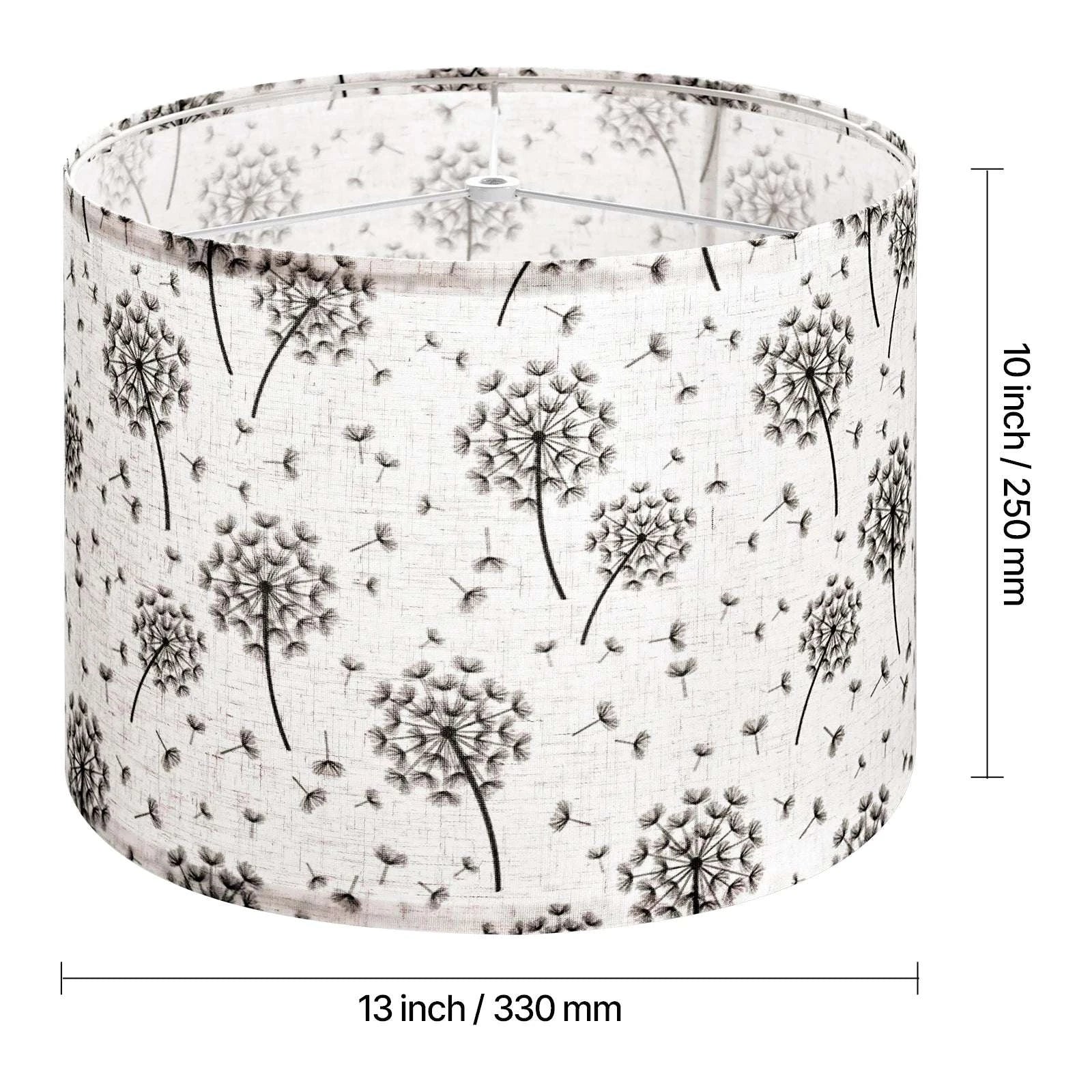 Medium Linen Drum Lamp Shade Replacement for Table Floor Lamps-2PCs White 16x12in / spain