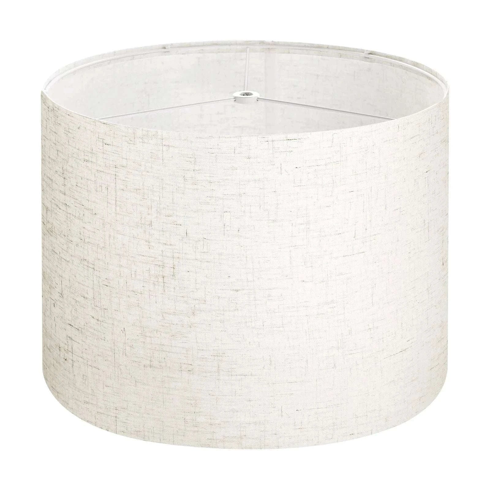 Medium Linen Drum Lamp Shade Replacement for Table Floor Lamps-2PCs White 16x12in / spain