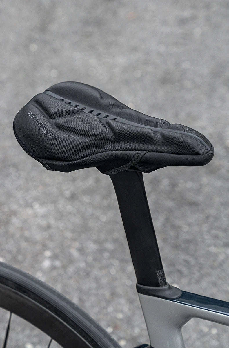 Memory Foam Bicycle Seat Cover Breathable Anti-Slip Saddle Cushion-LF0278