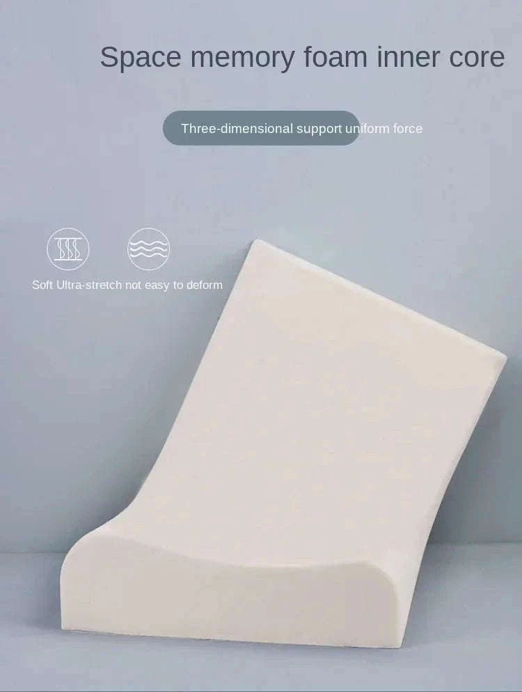 Memory Foam Maternity Pillow for Neck and Body Support-Hexagon White / 50x30x10cm