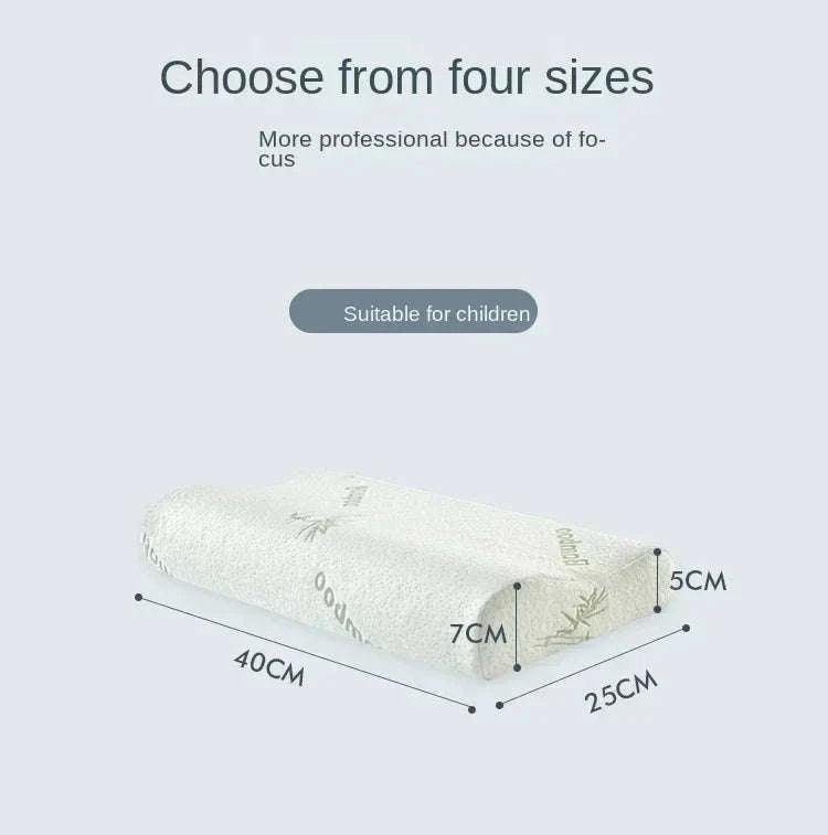 Memory Foam Maternity Pillow for Neck Support-Hexagon White / 50x30x10cm