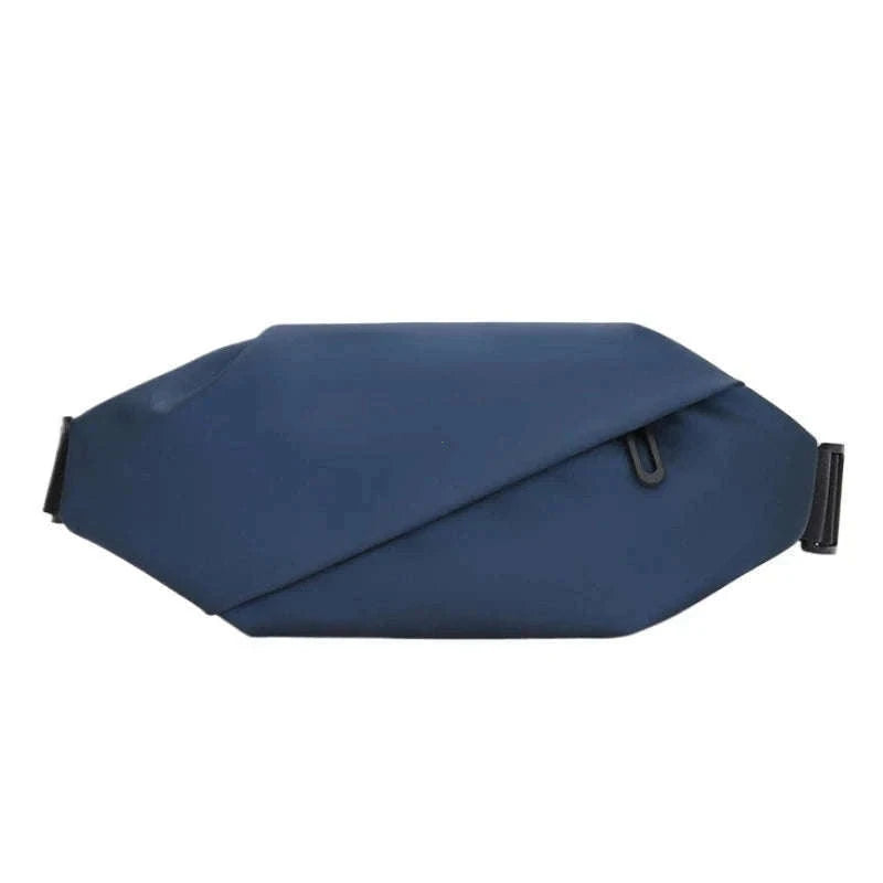 Men Minimalist Outdoor Sports Waist Bag for Hands-Free Carry-Blue