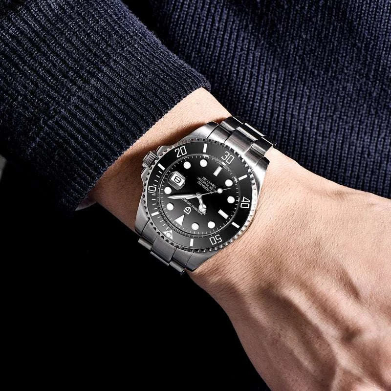 Men’s Automatic Mechanical Watch Sapphire Steel 10Bar Waterproof-
