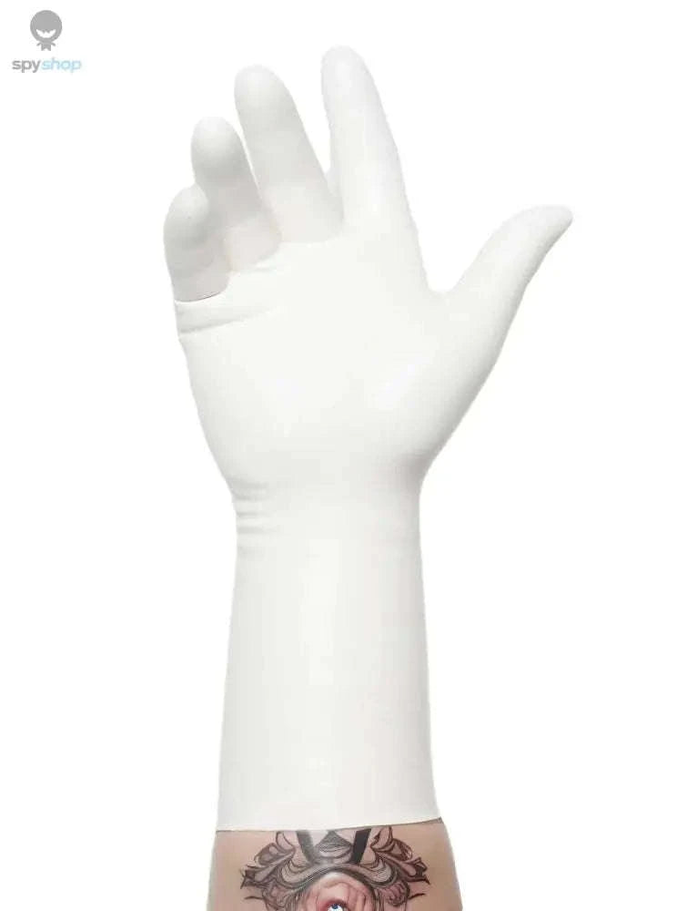 Men’s Black Latex Gloves-13seamless / M