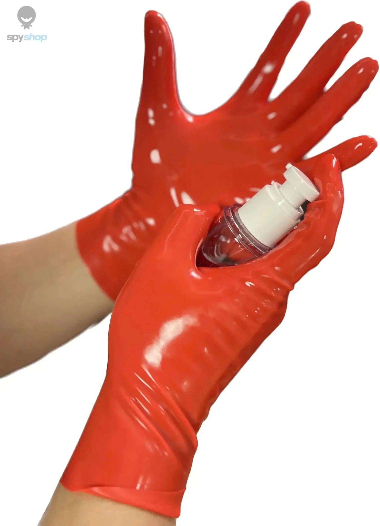 Men’s Black Latex Gloves-13seamless / M