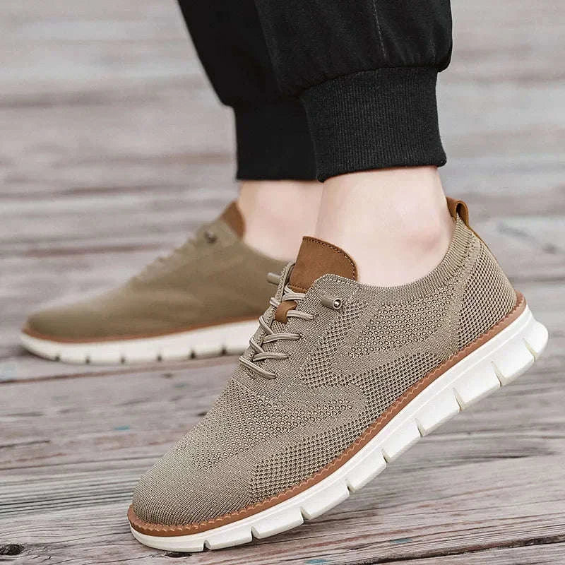 Men's Casual Breathable Lace-Up Shoes-Lonng / 39