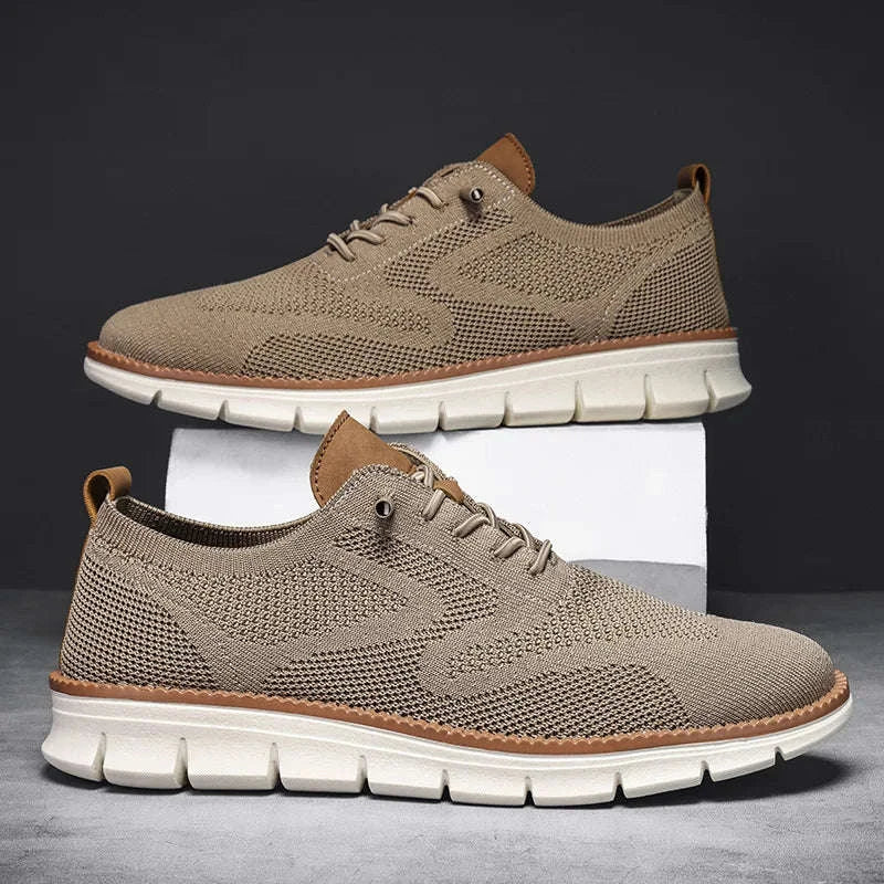 Men's Casual Breathable Lace-Up Shoes-Lonng / 39