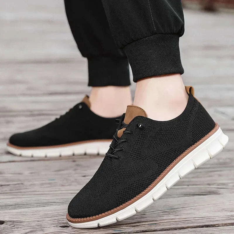 Men's Casual Breathable Lace-Up Shoes-Lonng / 39