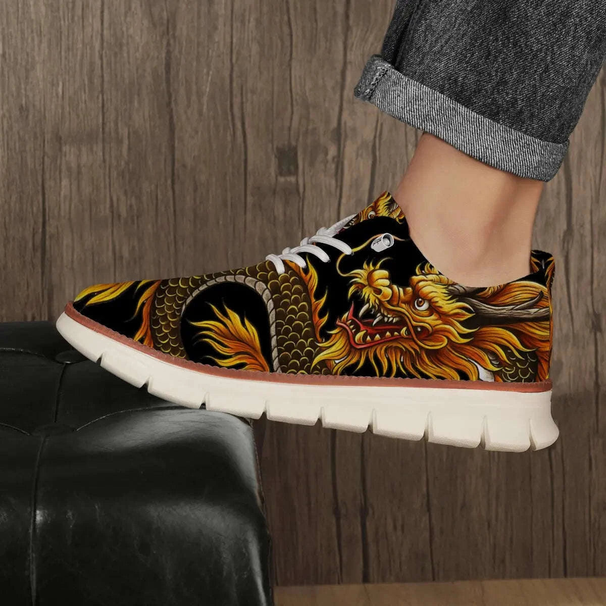 Men's Casual Breathable Lace-Up Shoes-Lonng / 39