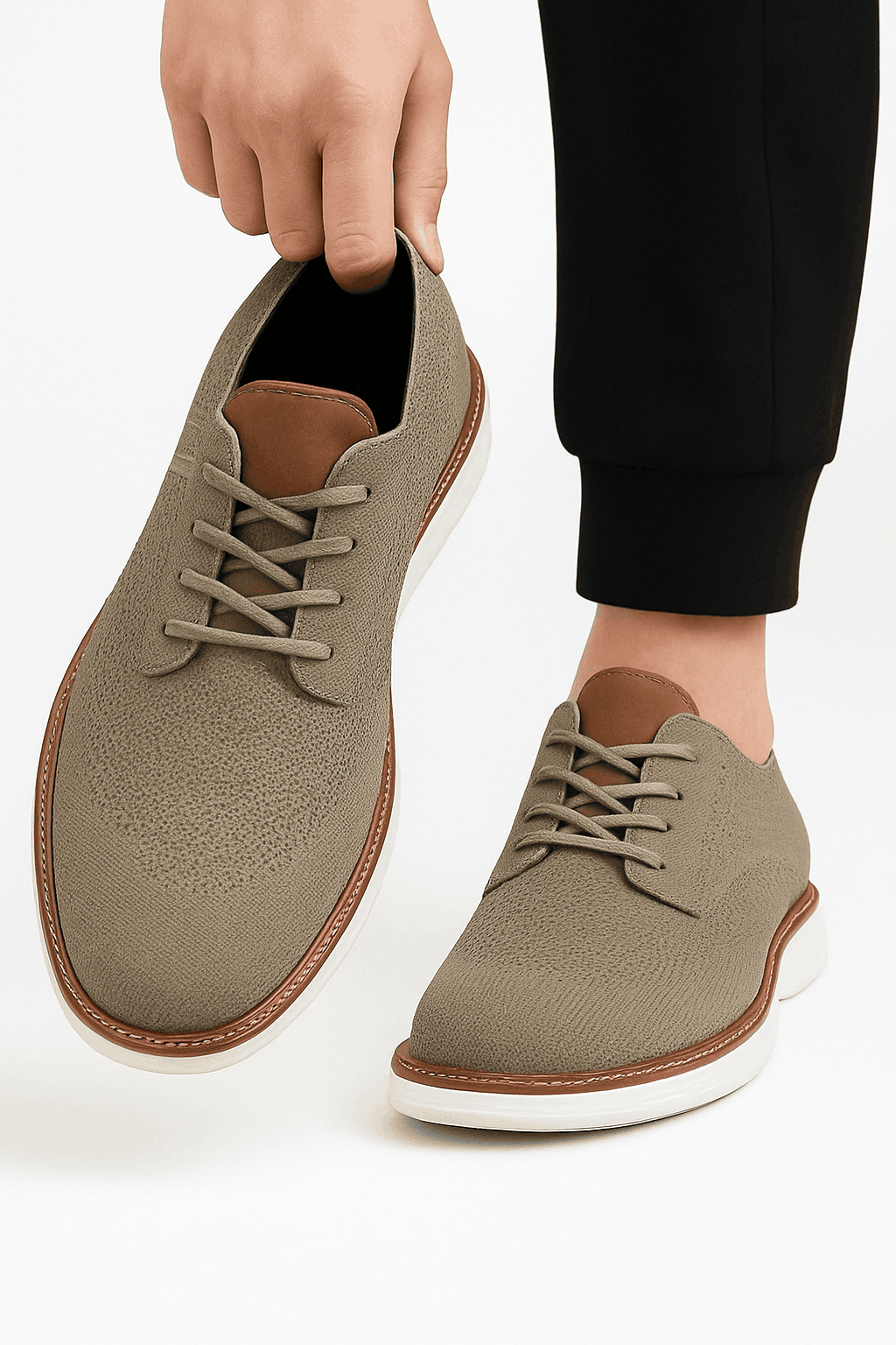 Men's Casual Breathable Lace-Up Shoes-Lonng / 39
