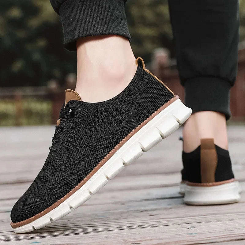 Men's Casual Breathable Lace-Up Shoes-Lonng / 39