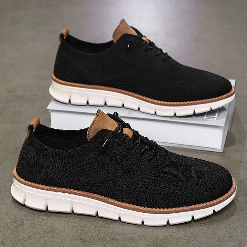 Men's Casual Breathable Lace-Up Shoes-Lonng / 39