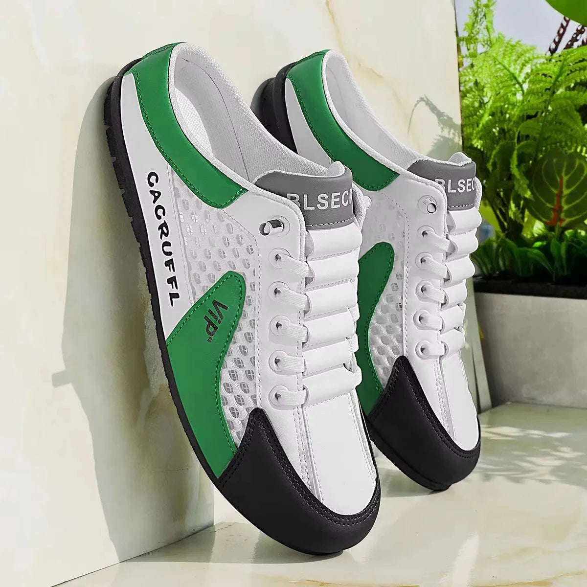 Men's Casual Slip-On Shoes-green / 46