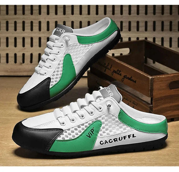 Men's Casual Slip-On Shoes-green / 46