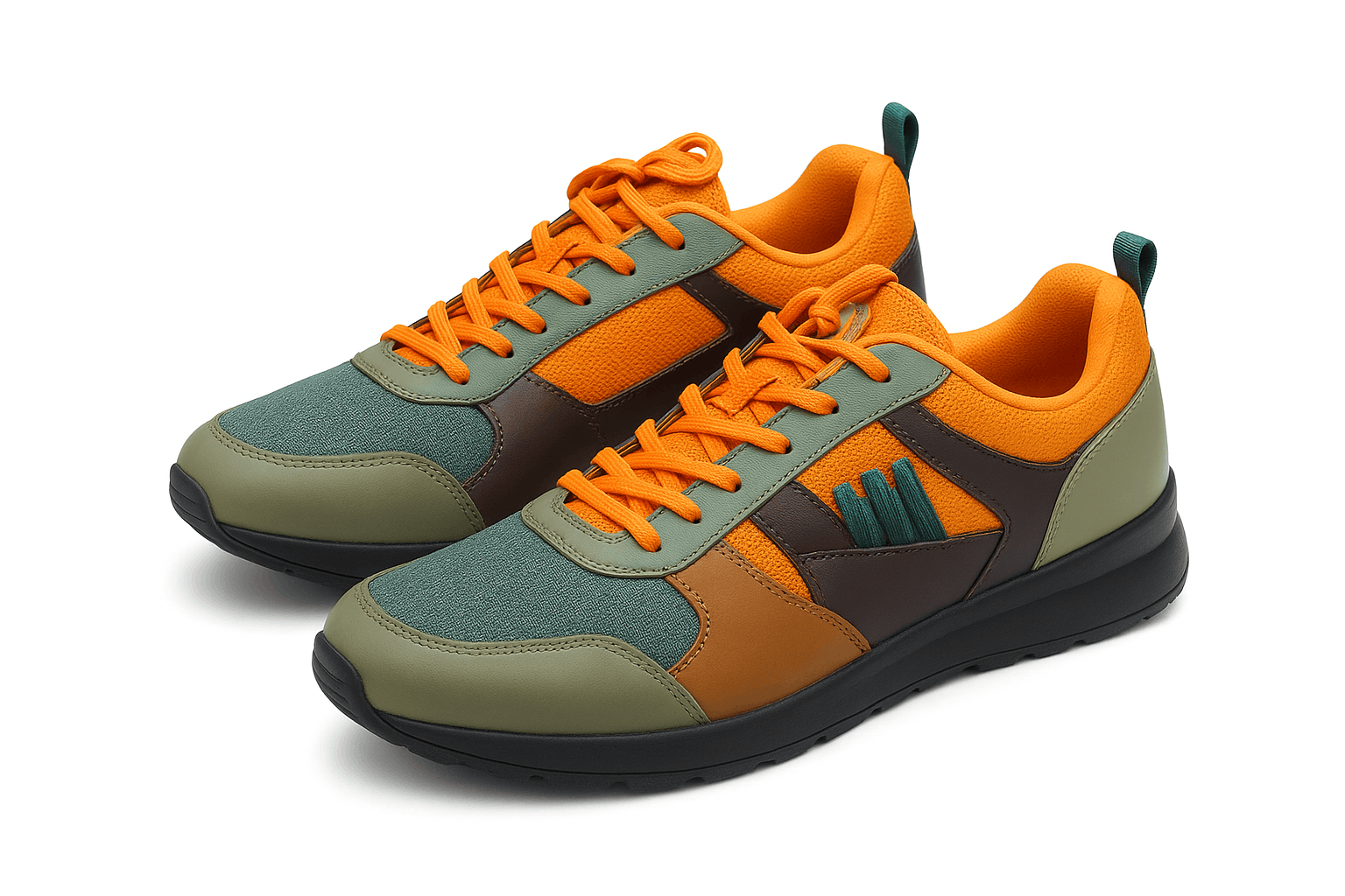 Men's Casual Sports Outdoor Hiking Shoes-Orange / 42