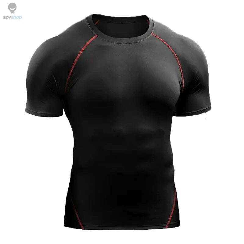 Men's Compression T-Shirt-Red / L(60-70kg)