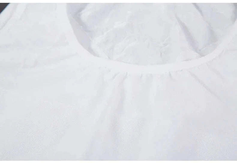 Men's Compression Tank Top-White / XXL