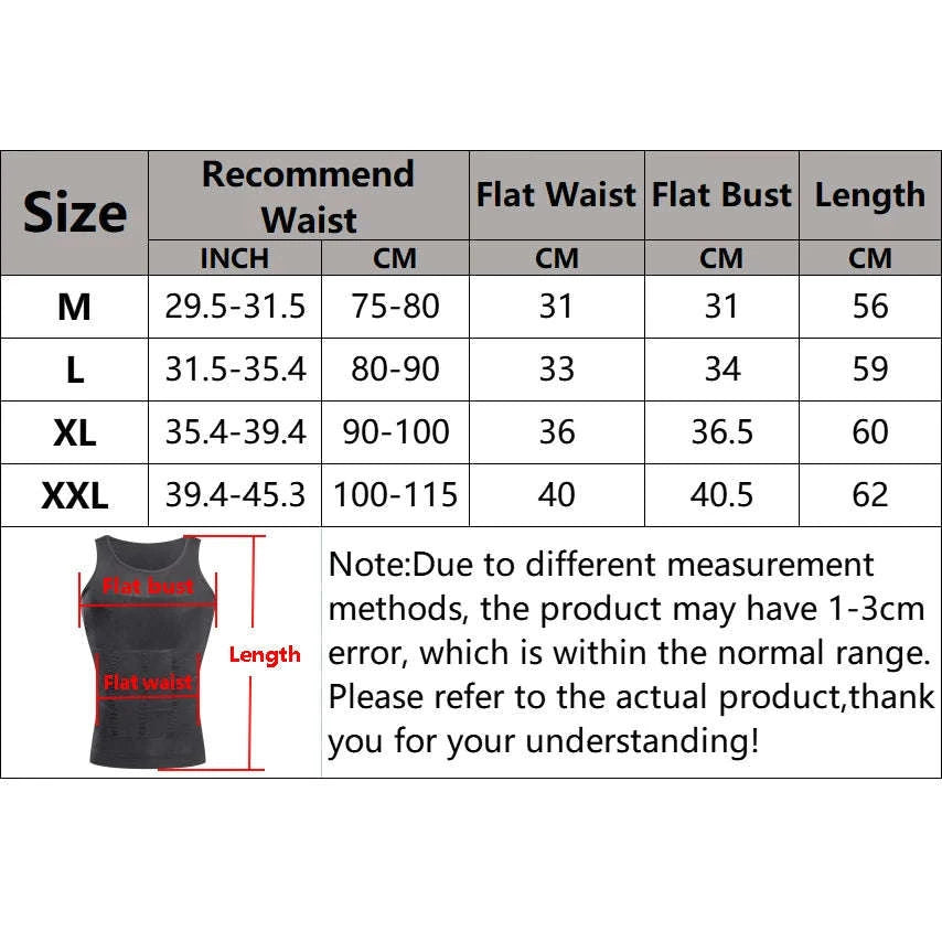 Men's Compression Tank Top-White / XXL