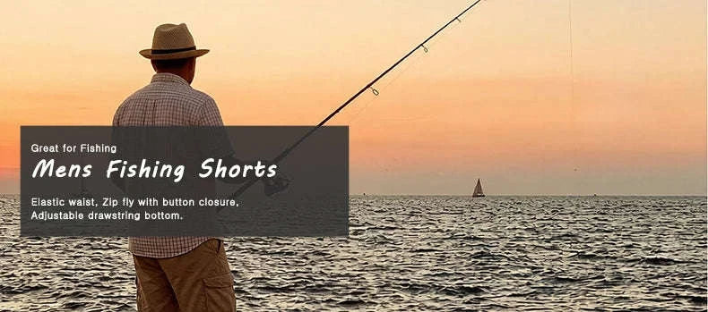 Men’s Cotton Cargo Shorts with 7 Pockets and Loose Fit-black / M / United States