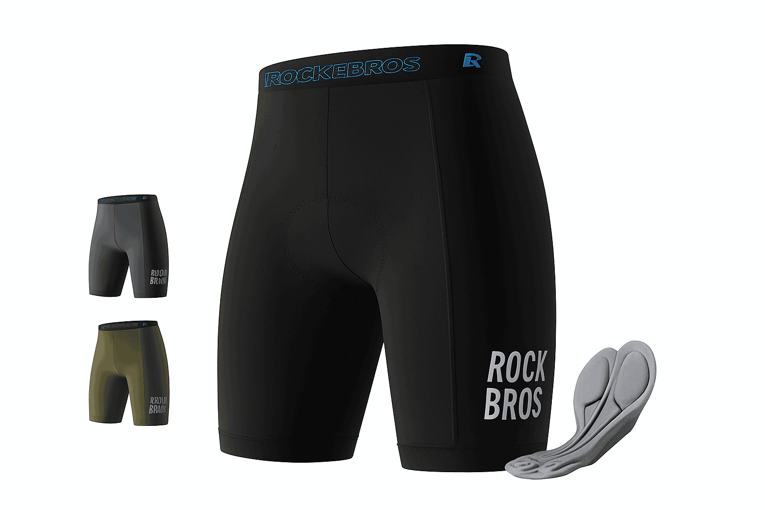 Men’s Cycling Shorts Breathable Stretch MTB Riding Shorts-YDDK001-2 / Asian XXL(EUR XL)