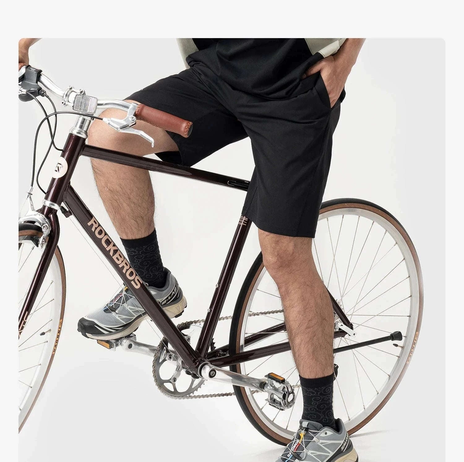 Men's Cycling Shorts Quick-Dry Breathable Road Bike Sport Shorts-RK2026-K / Asian S(EUR XS)