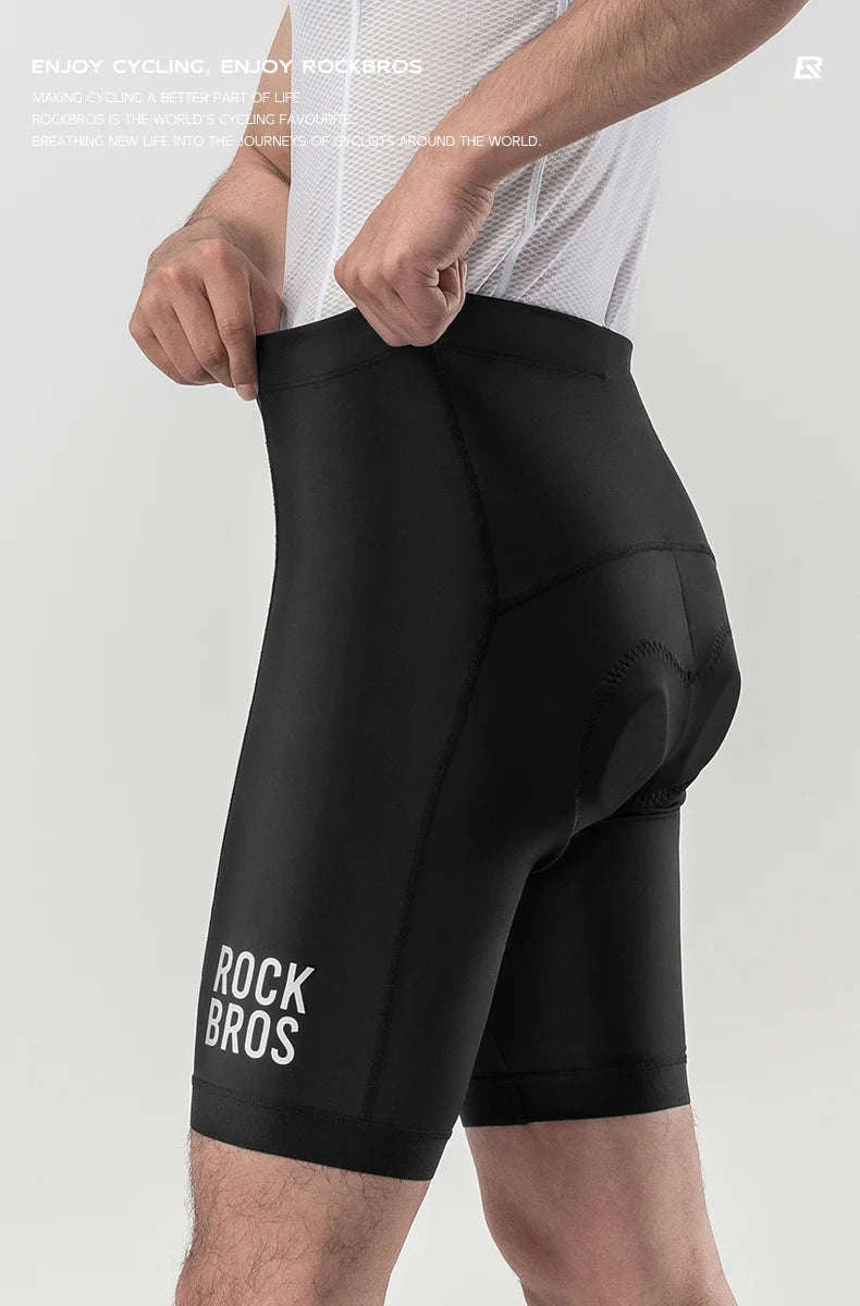 Men’s Cycling Shorts with 3D Gel Pad Breathable Anti-Slip Liner-YDDK001 green / Asia M(EUR S)