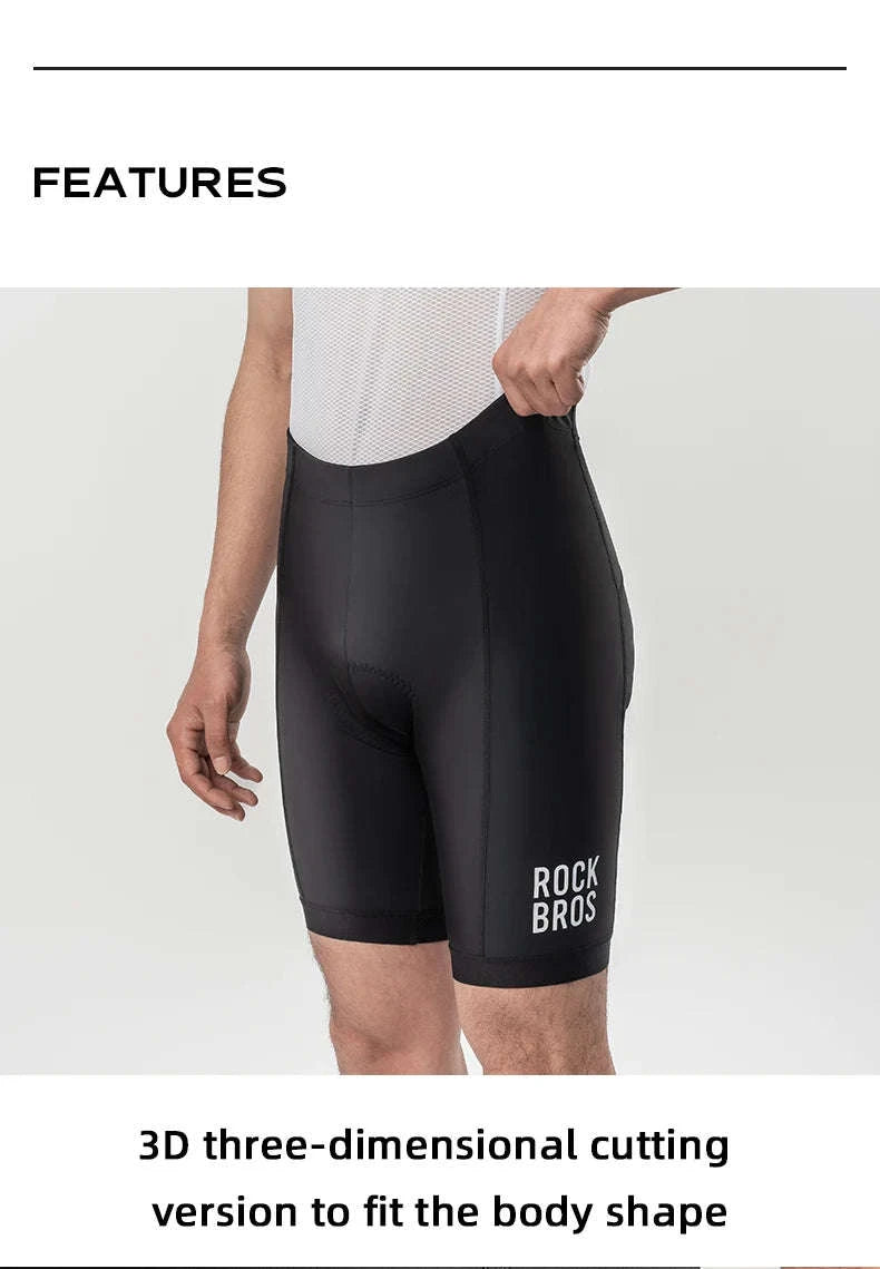 Men’s Cycling Shorts with 3D Gel Pad Breathable Anti-Slip Liner-YDDK001 green / Asia M(EUR S)