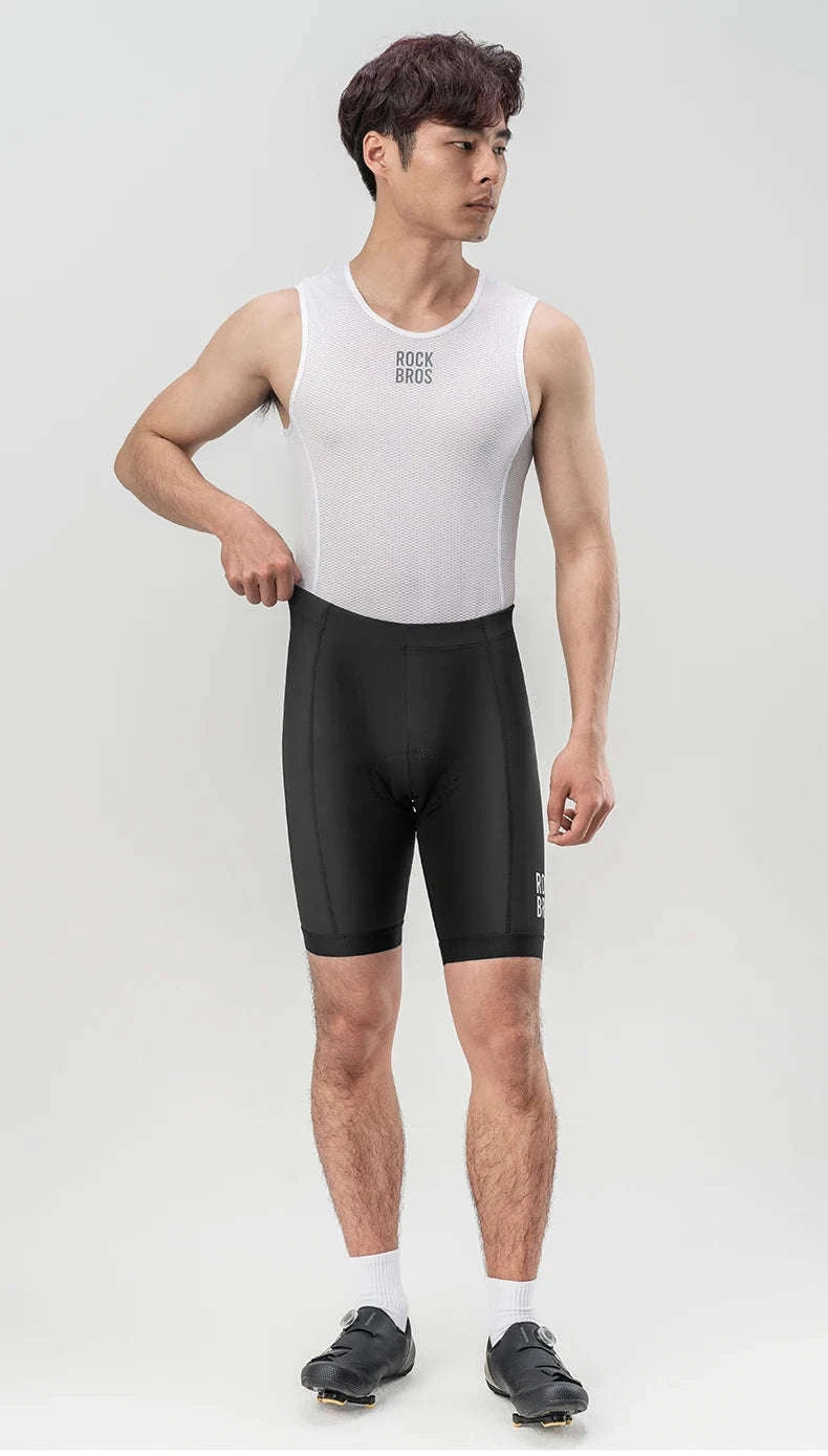 Men’s Cycling Shorts with 3D Gel Pad Breathable Anti-Slip Liner-YDDK001 green / Asia M(EUR S)