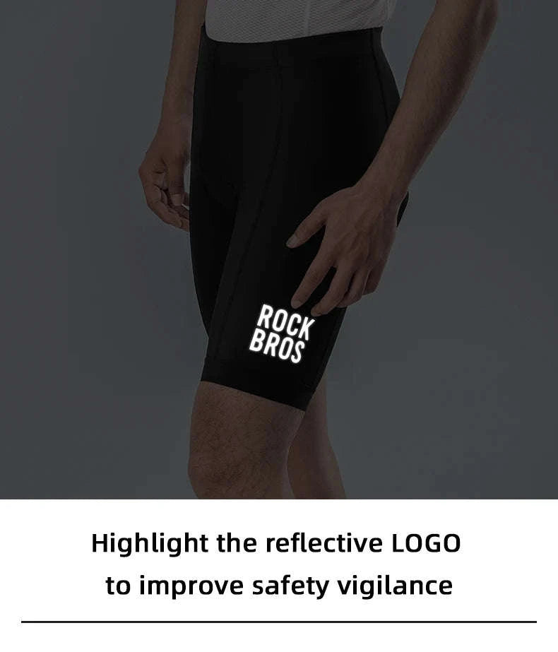 Men’s Cycling Shorts with 3D Gel Pad Breathable Anti-Slip Liner-YDDK001 green / Asia M(EUR S)