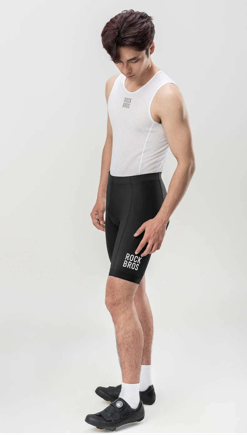 Men’s Cycling Shorts with 3D Gel Pad Breathable Anti-Slip Liner-YDDK001 green / Asia M(EUR S)