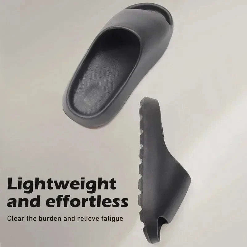 Men's EVA Non-Slip Slippers – Lightweight Everyday Comfort-Beige / 43-44