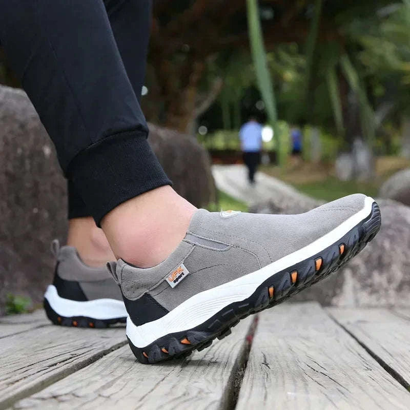 Men's Hiking Shoes Non-Slip Slip-On Sizes 38-50-005black / 38