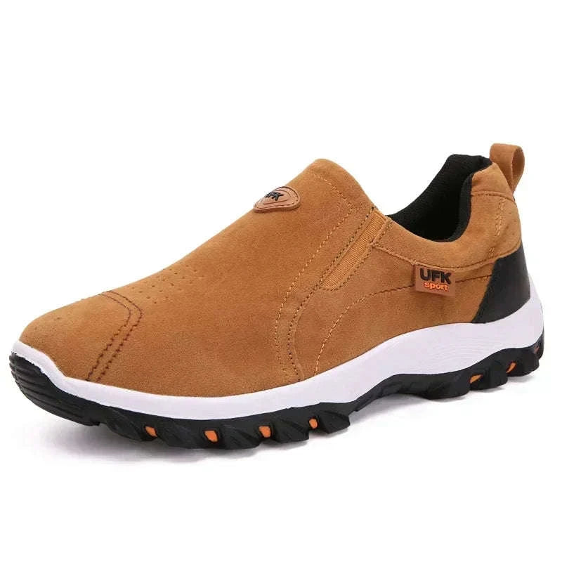 Men's Hiking Shoes Non-Slip Slip-On Sizes 38-50-005black / 38