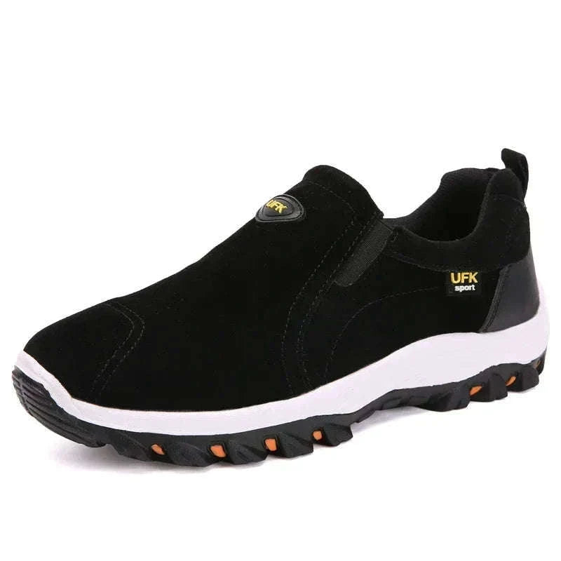 Men's Hiking Shoes Non-Slip Slip-On Sizes 38-50-005black / 38