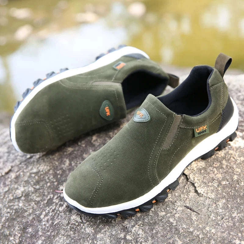 Men's Hiking Shoes Non-Slip Slip-On Sizes 38-50-005black / 38