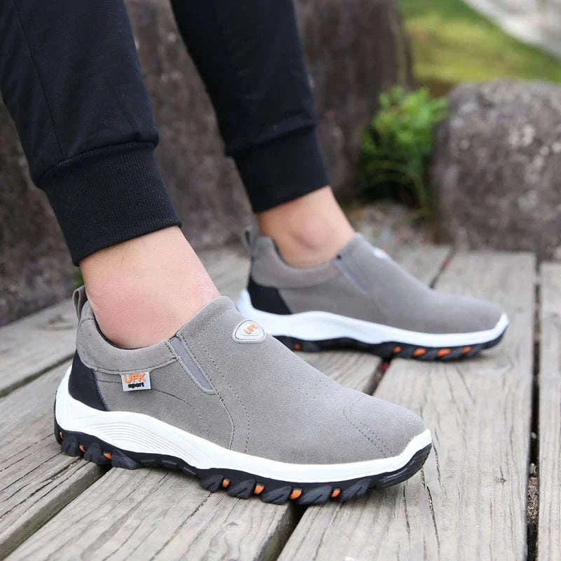 Men's Hiking Shoes Non-Slip Slip-On Sizes 38-50-005black / 38