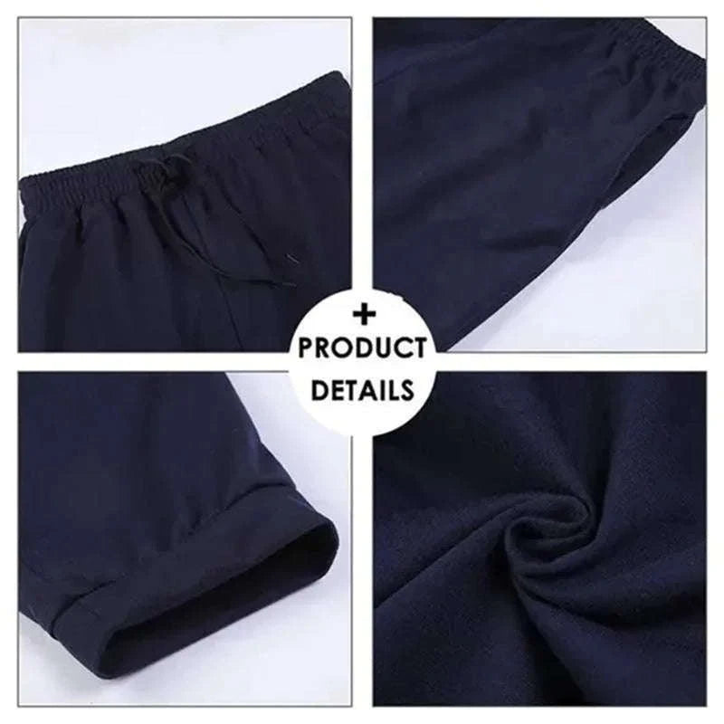 Men's Jogger Pants for Casual Workout Comfort-White / XXL