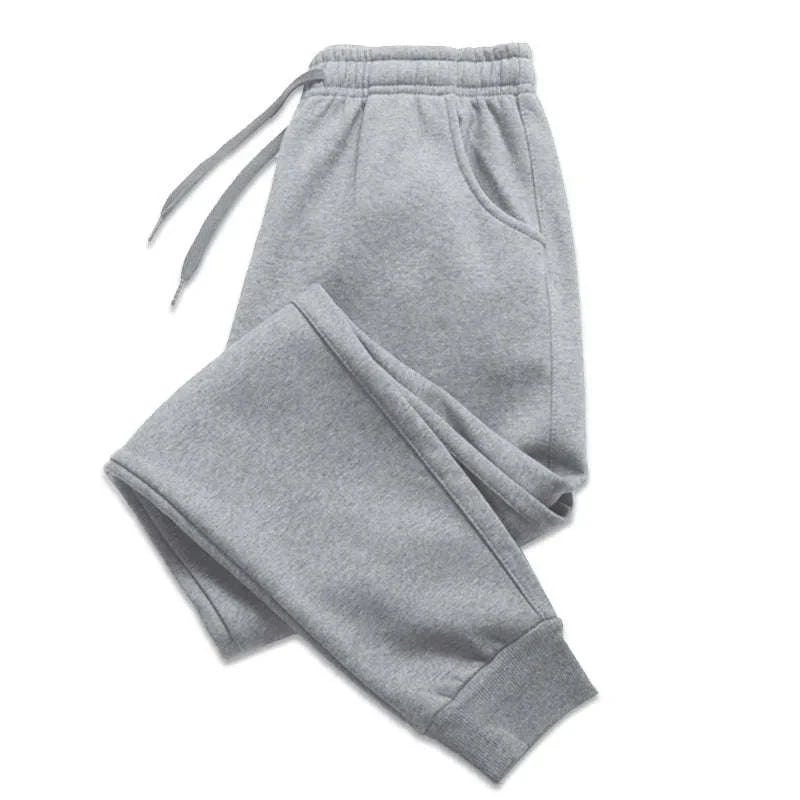 Men's Jogger Pants for Casual Workout Comfort-White / XXL