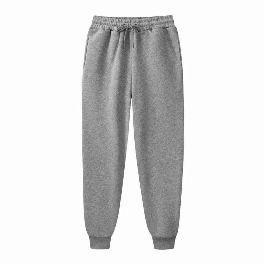 Men's Jogger Pants for Casual Workout Comfort-White / XXL
