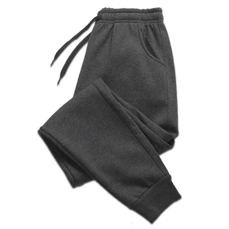 Men's Jogger Pants for Casual Workouts and Everyday Wear-White / XXL
