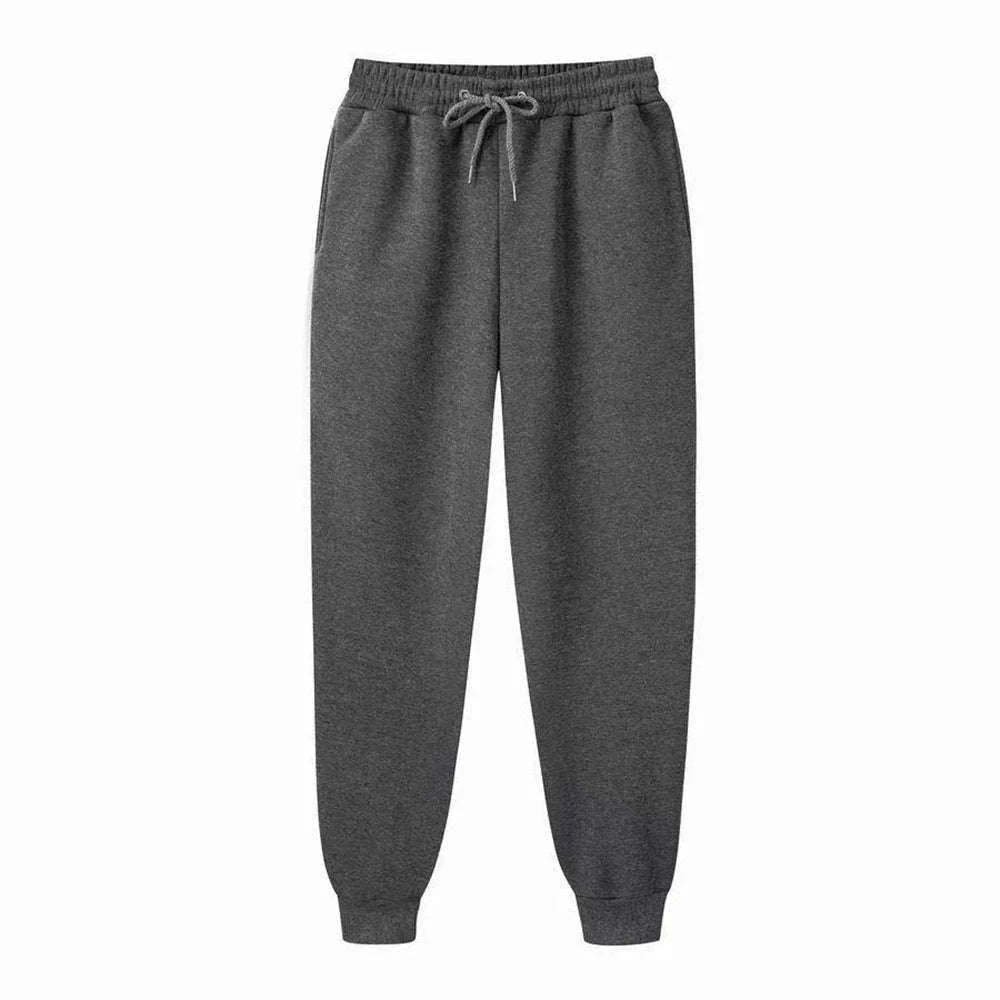Men's Jogger Pants for Casual Workouts and Everyday Wear-White / XXL