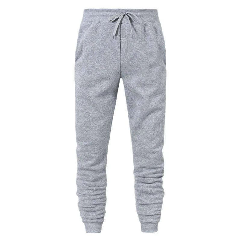 Men's Jogger Pants for Casual Workouts and Everyday Wear-White / XXL