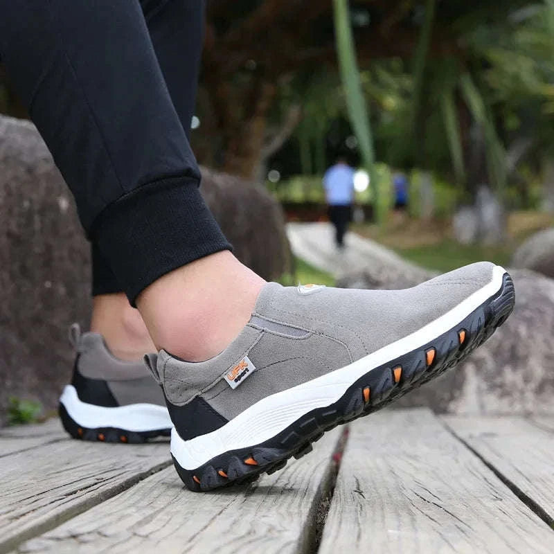 Men's Large Size Outdoor Sports Shoes-005-black / 48