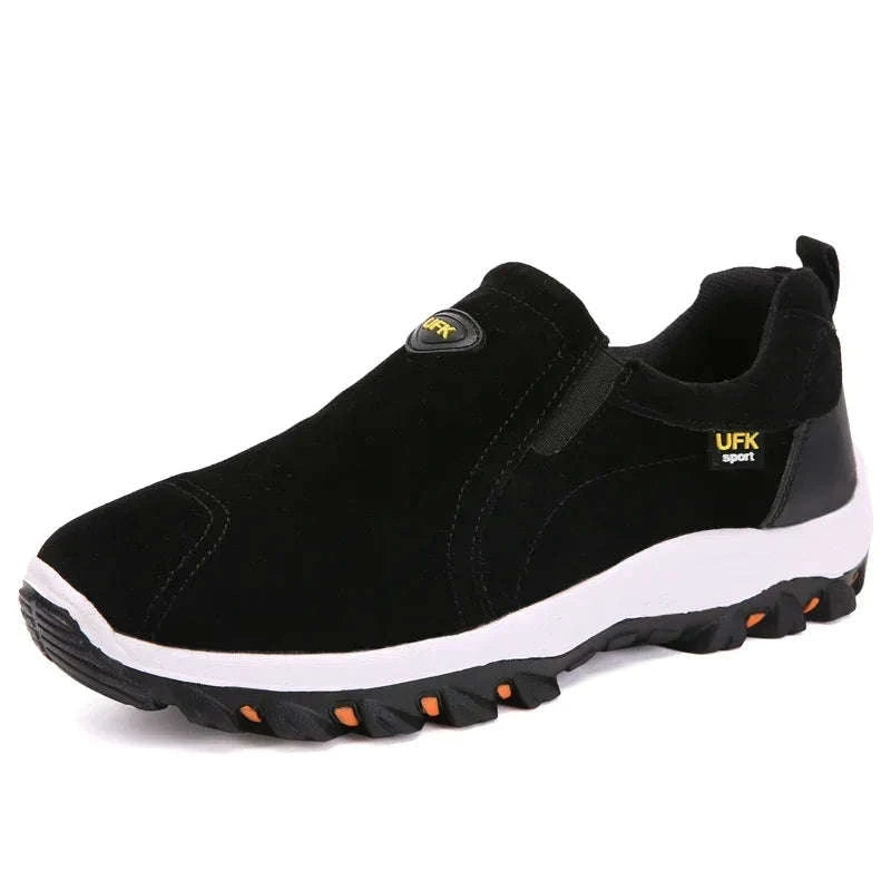 Men's Large Size Outdoor Sports Shoes-005-black / 48