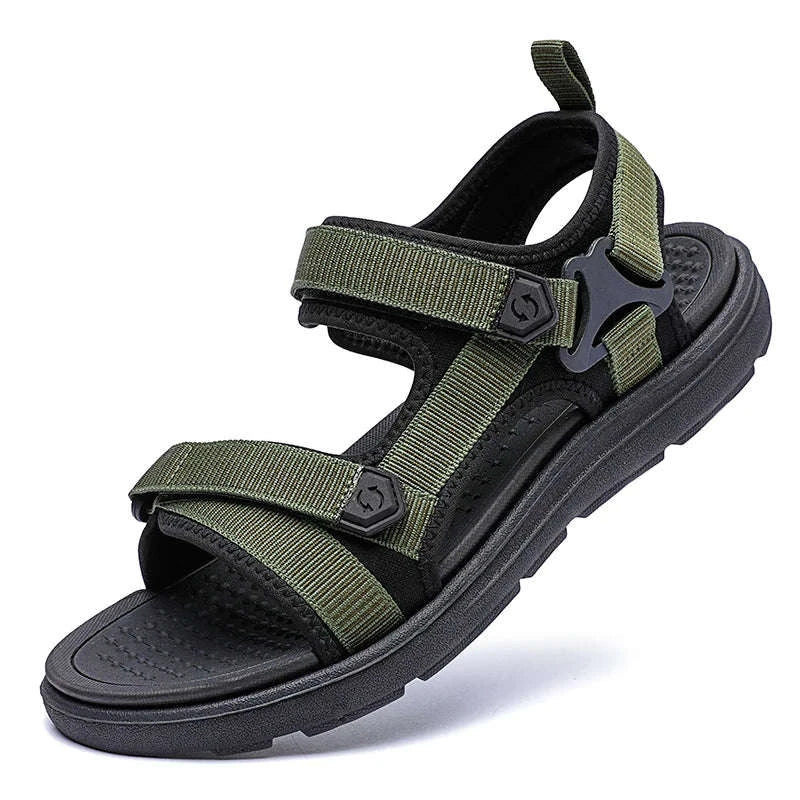 Men's Lightweight Casual Beach Sandals-Green / 45