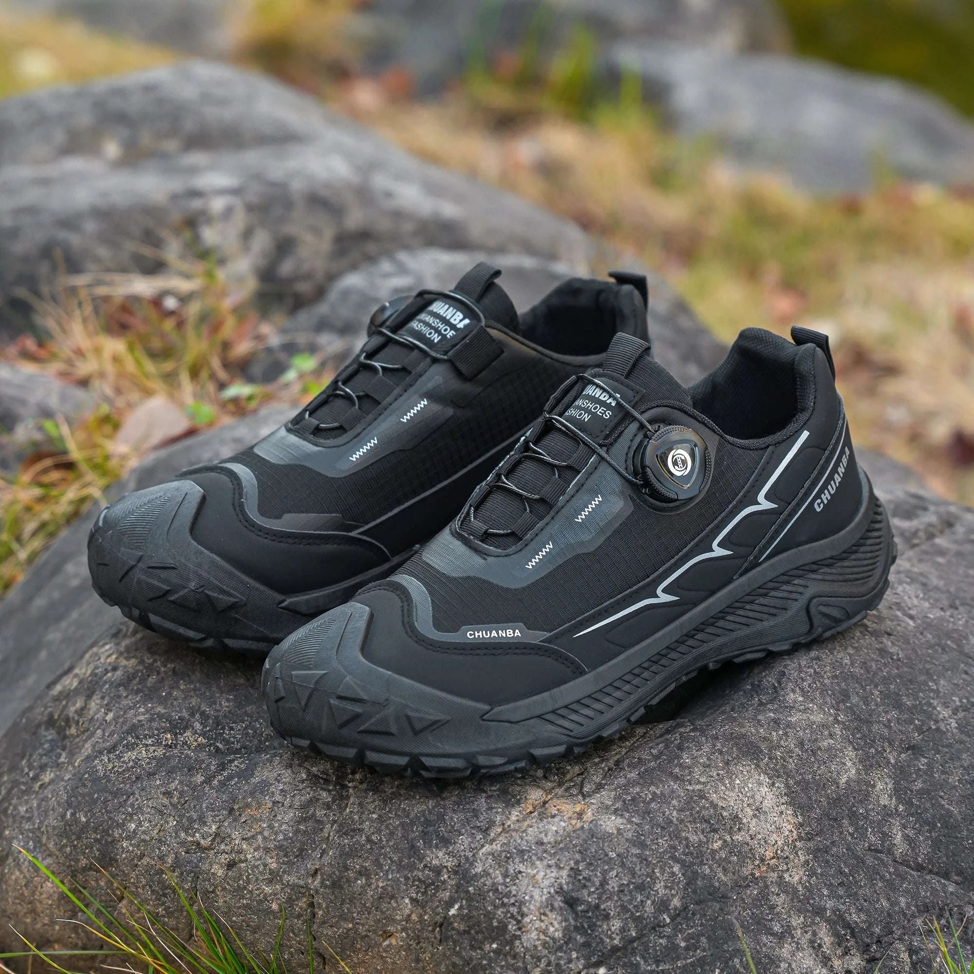 Men's Lightweight Casual Outdoor Shoes-GRAY / 47